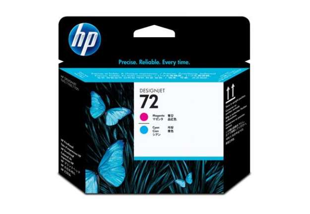 Immagine di Hp - Testina di stampa originale - 72 - Magenta / Ciano - C9383A - 69 pag