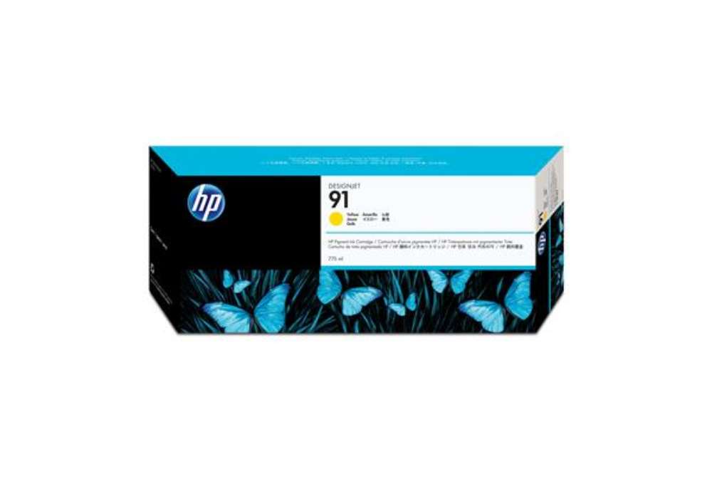 Immagine di Hp - Cartuccia ink originale - 91 - Giallo - C9469A - 775ml