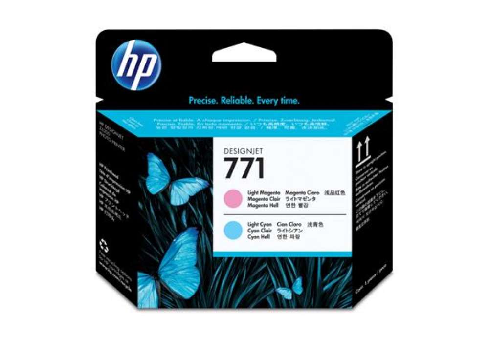 Immagine di Hp - Testina di stampa originale - 771 - Magenta chiaro / Ciano chiaro - CE019A - 775 pag