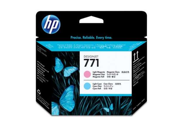 Immagine di Hp - Testina di stampa originale - 771 - Magenta chiaro / Ciano chiaro - CE019A - 775 pag