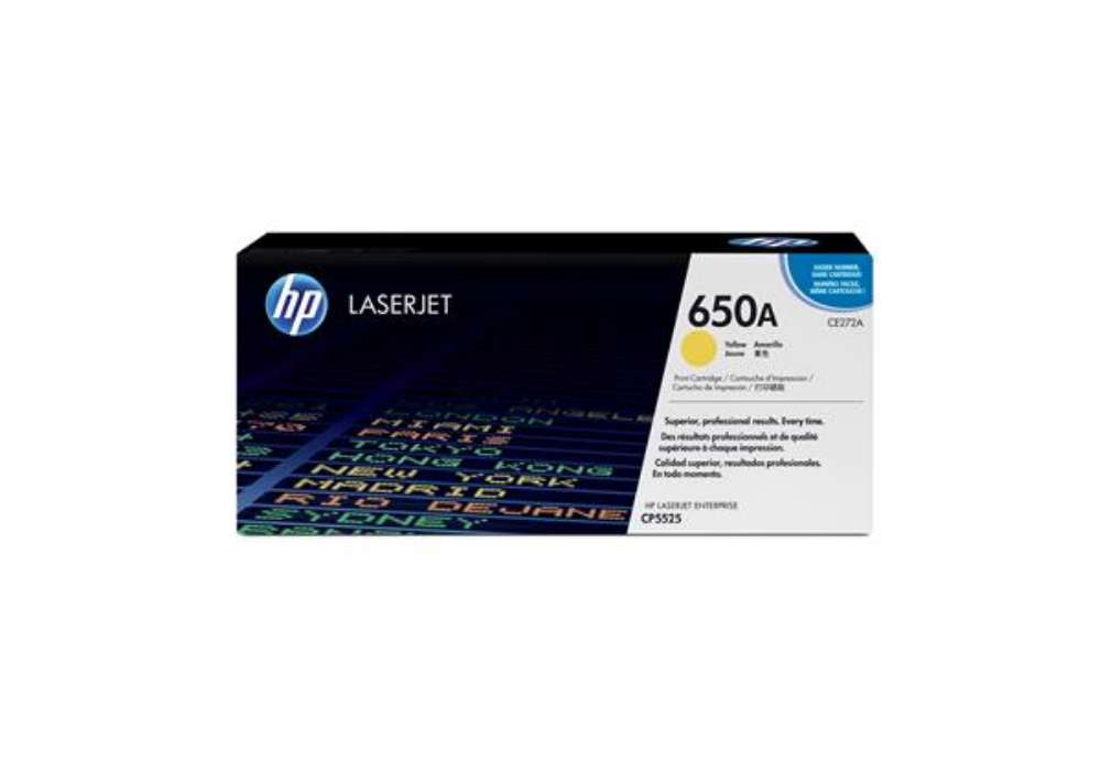 Immagine di Hp - Toner originale - 650A - Giallo - CE272A - 15.000 pag