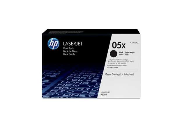 Immagine di Hp - Confezione 2 Toner originale - 05X - Nero - CE505XD - 6.500 pag cad
