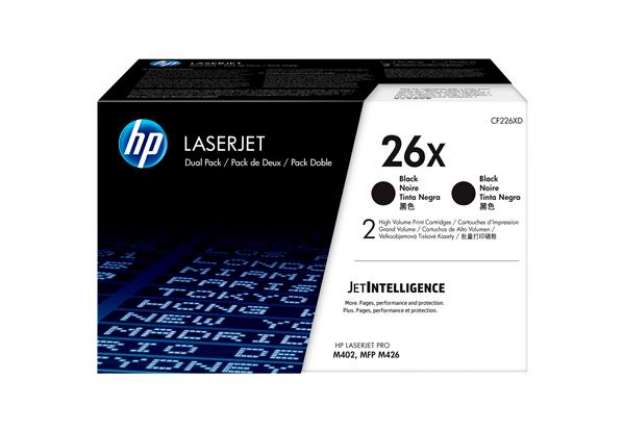 Immagine di Hp - Confezione 2 Toner originale - 26X - Nero - CF226XD - 9.000 pag cad