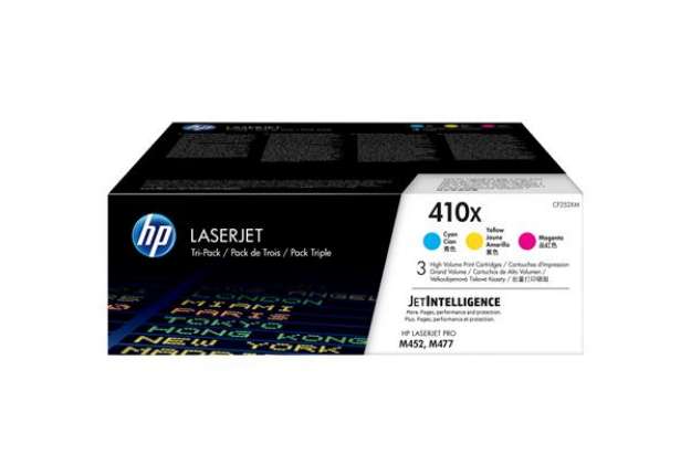 Immagine di Hp - Confezione 3 Toner originale - 410X - C/M/Y - CF252XM - 5.000 pag cad