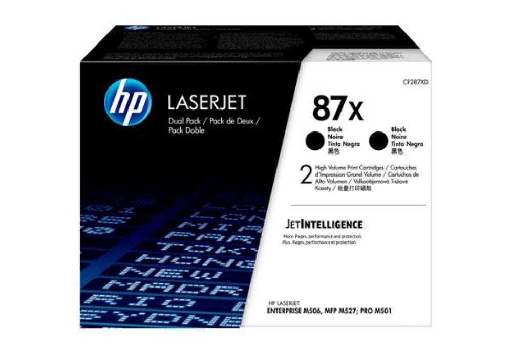 Immagine di Hp - Confezione 2 Toner originale - 87X - Nero - CF287XD - 18.000 pag cad