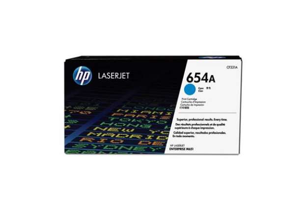 Immagine di Hp - Toner originale - 654A - Ciano - CF331A - 15.000 pag