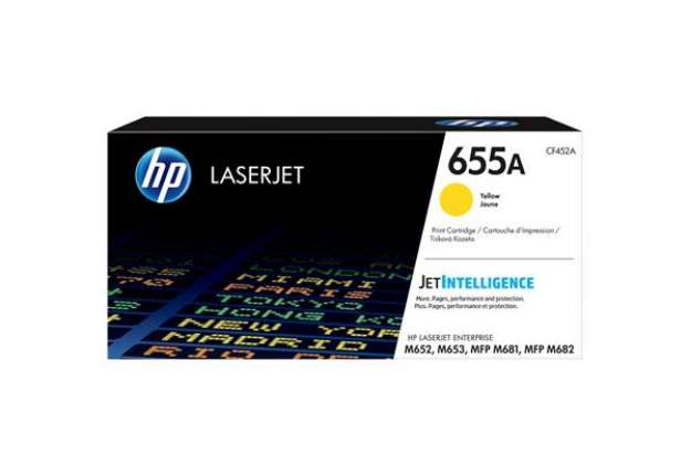 Immagine di Hp - Toner originale - 655A - Giallo - CF452A - 10.500 pag