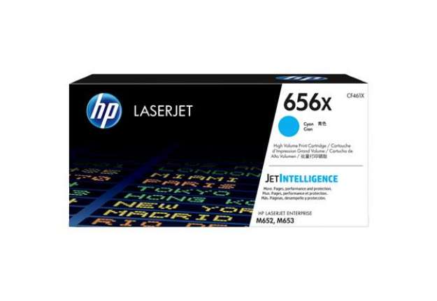 Immagine di Hp - Toner originale - 656X - Ciano - CF461X - 22.000 pag
