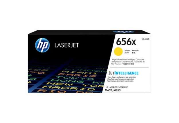 Immagine di Hp - Toner originale - 656X - Giallo - CF462X - 22.000 pag