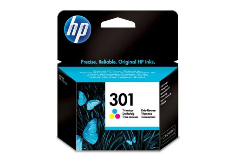 Immagine di Hp - Cartuccia ink originale - 301 - C/M/Y - CH562EE - 165 pag