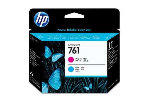 Immagine di Hp - Testina originale- 761 - Magenta / Ciano - CH646A - 400 pag