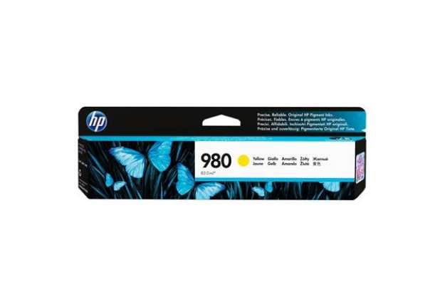 Immagine di Hp - Cartuccia ink originale - 980 - Giallo - D8J09A - 6.600 pag
