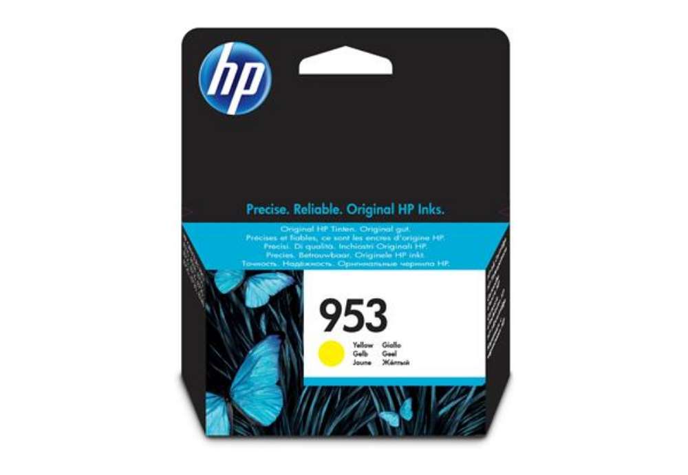Immagine di Hp - Cartuccia ink originale - 953 - Giallo - F6U14AE - 630 pag