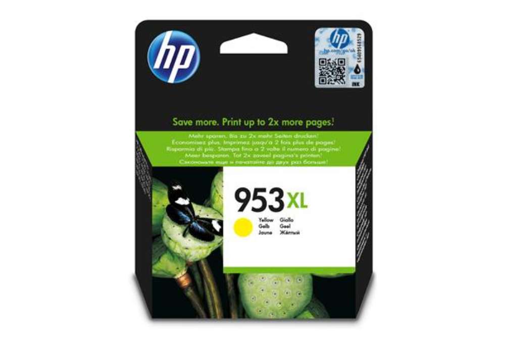 Immagine di Hp - Cartuccia ink originale - 953XL - Giallo - F6U18AE - 1.600 pag