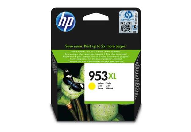 Immagine di Hp - Cartuccia ink originale - 953XL - Giallo - F6U18AE - 1.600 pag