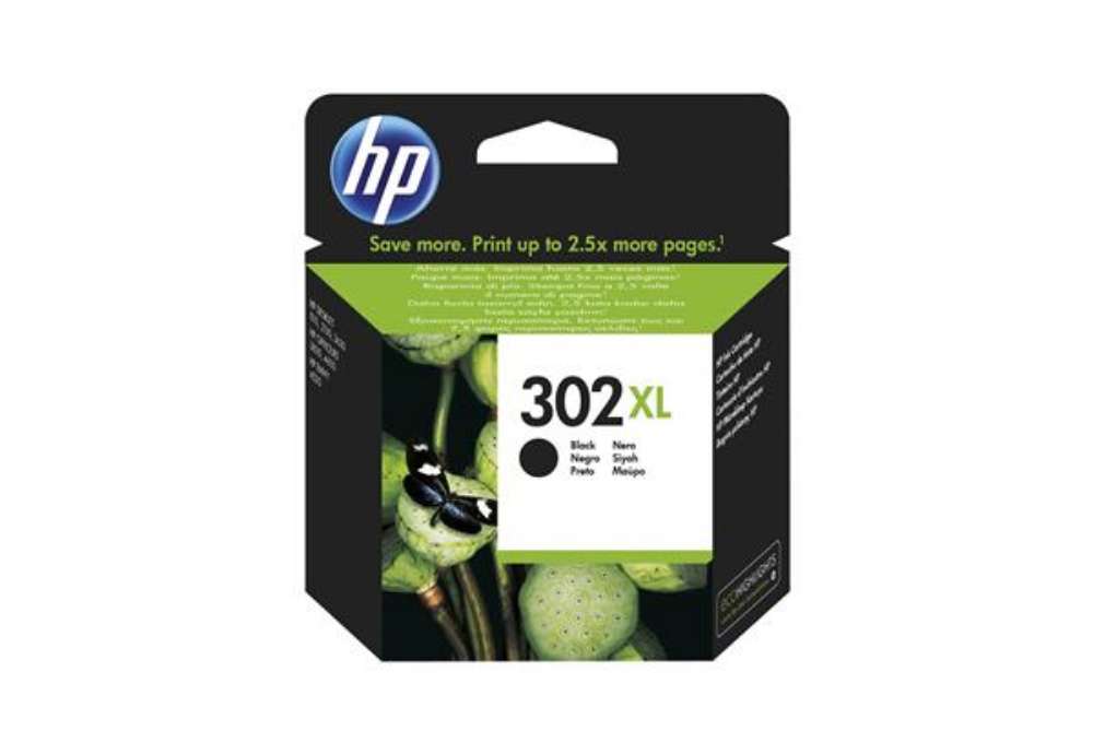 Immagine di Hp - Cartuccia ink originale - 302XL - Nero - F6U68AE - 480 pag
