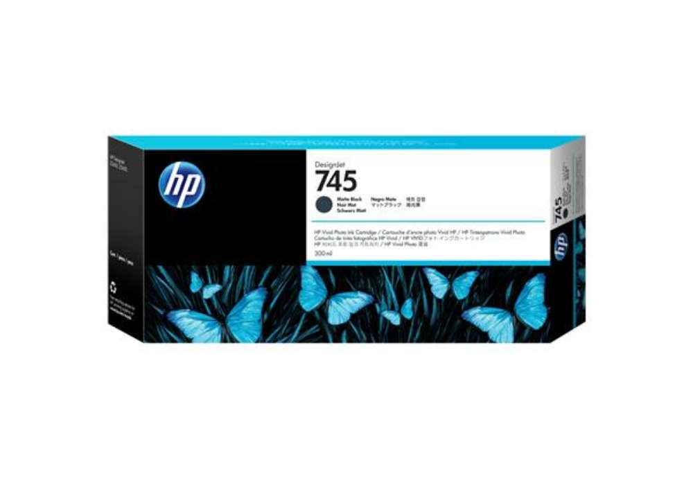 Immagine di Hp - Cartuccia ink originale - 745 - Nero opaco - F9K05A - 300ml