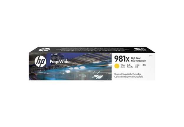 Immagine di Hp - Cartuccia ink originale - 981X - Giallo - L0R11A - 10.000 pag