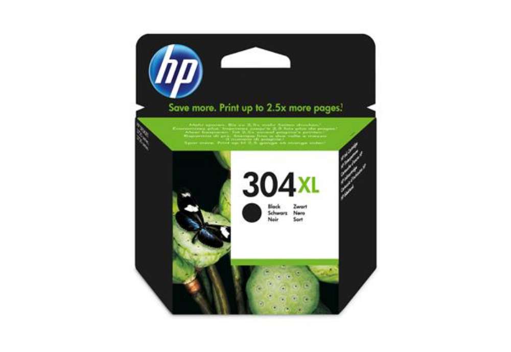 Immagine di Hp - Cartuccia ink originale - 304XL - Nero - N9K08AE - 300 pag
