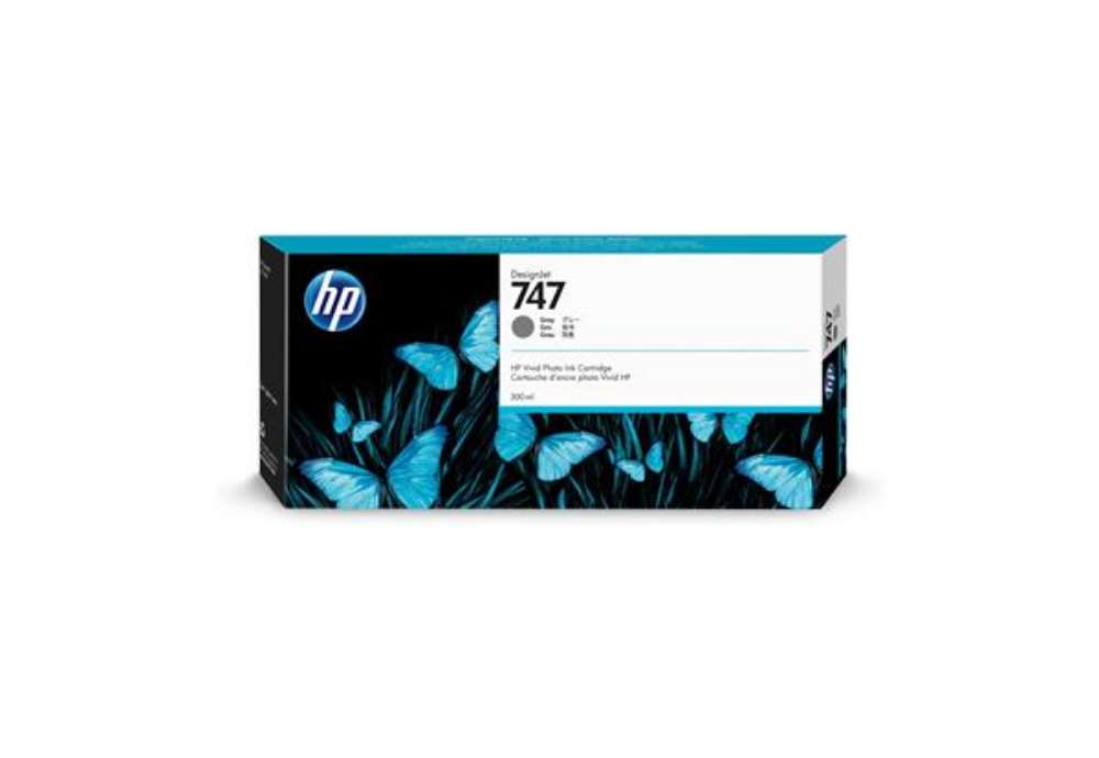 Immagine di Hp - Cartuccia ink originale - 747 - Grigio - P2V86A - 300ml