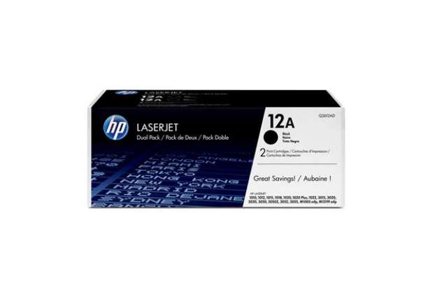 Immagine di Hp - Confezione 2 Toner originale - 12A - Nero - Q2612AD - 2.000 pag cad