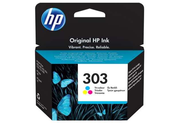 Immagine di Hp - Cartuccia ink originale- 303 - C/M/Y - T6N01AE - 165 pag