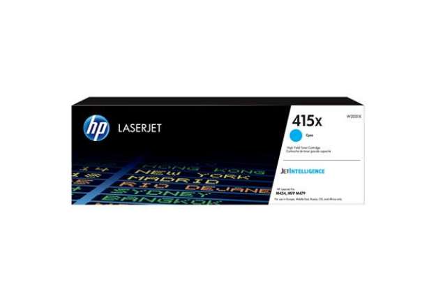 Immagine di Hp - Toner originale - 415X - Ciano - W2031X - 6.000 pag