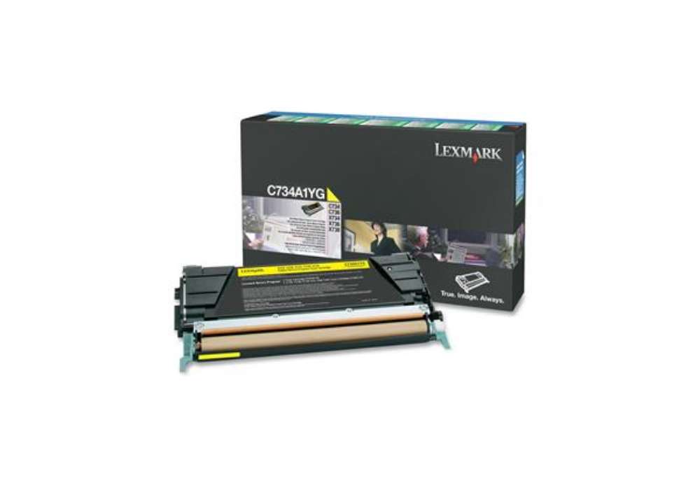 Immagine di Lexmark - Toner - Giallo - C734A1YG - return program - 6.000 pag