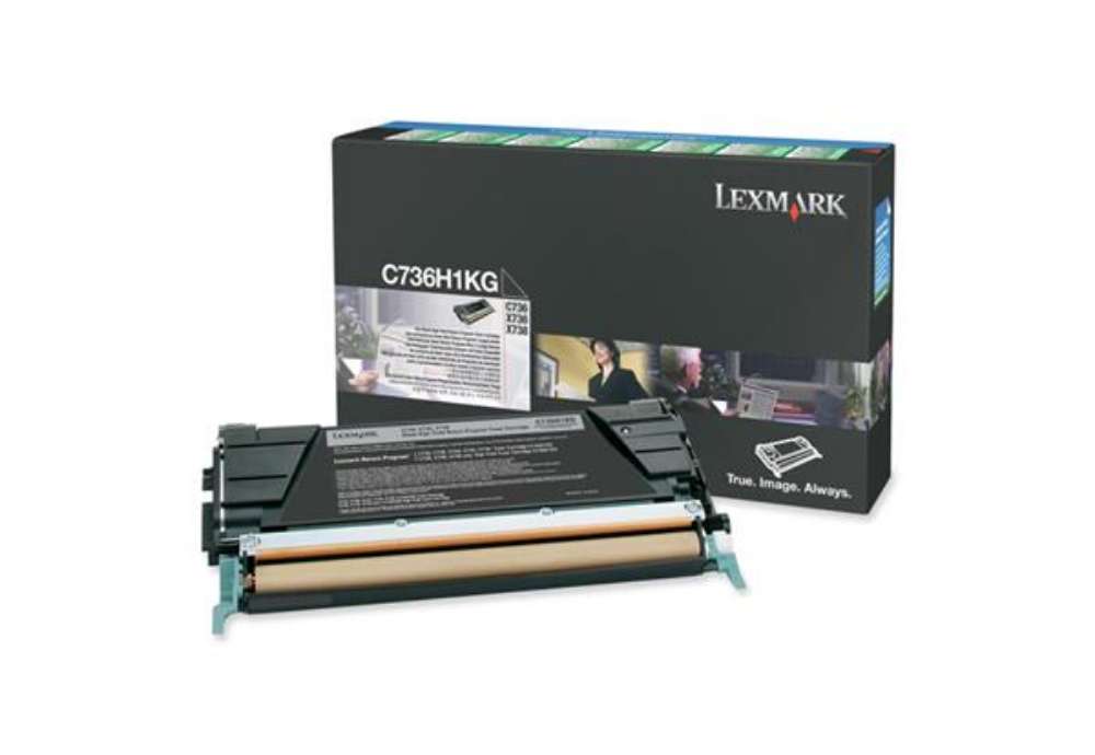 Immagine di Lexmark - Toner - Nero - C736H1KG - return program - 12.000 pag