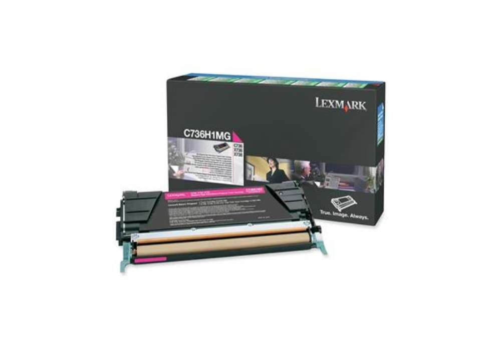 Immagine di Lexmark - Toner - Magenta - C736H1MG - return program - 10.000 pag