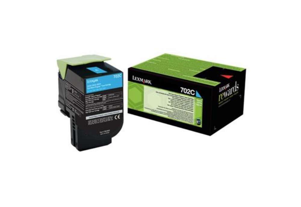 Immagine di Lexmark - Toner - Ciano - 70C20C0 - return program - 1.000 pag