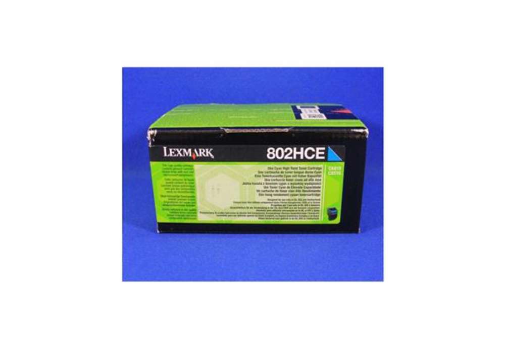 Immagine di Lexmark - Toner - Ciano - 80C2HCE - 3.000 pag