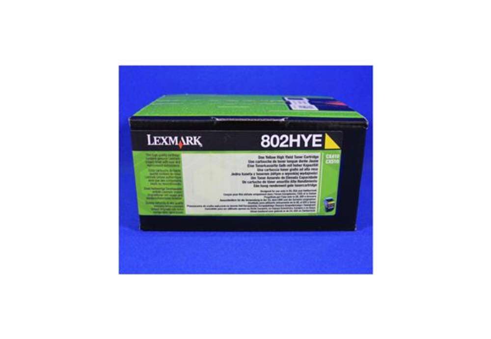 Immagine di Lexmark - Toner - Giallo - 80C2HYE - 3.000 pag