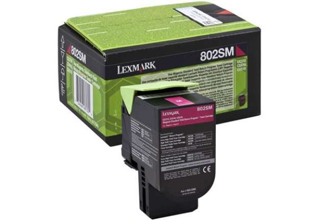Immagine di Lexmark - Toner - Magenta - 80C2SM0 - return program - 2.000 pag