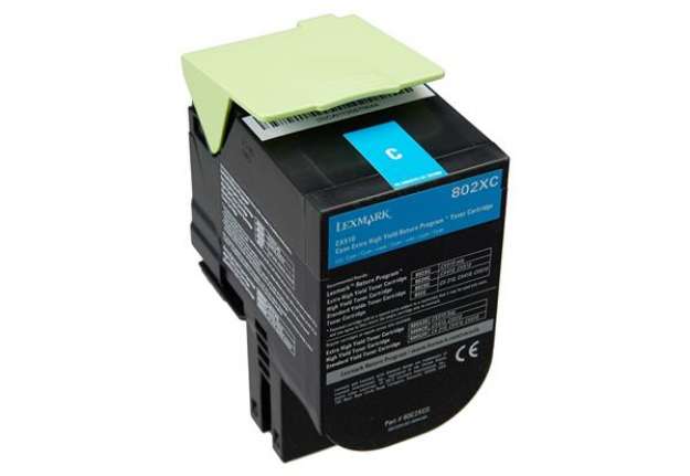 Immagine di Lexmark - Toner - Ciano - 80C2XC0 - return program - 4.000 pag