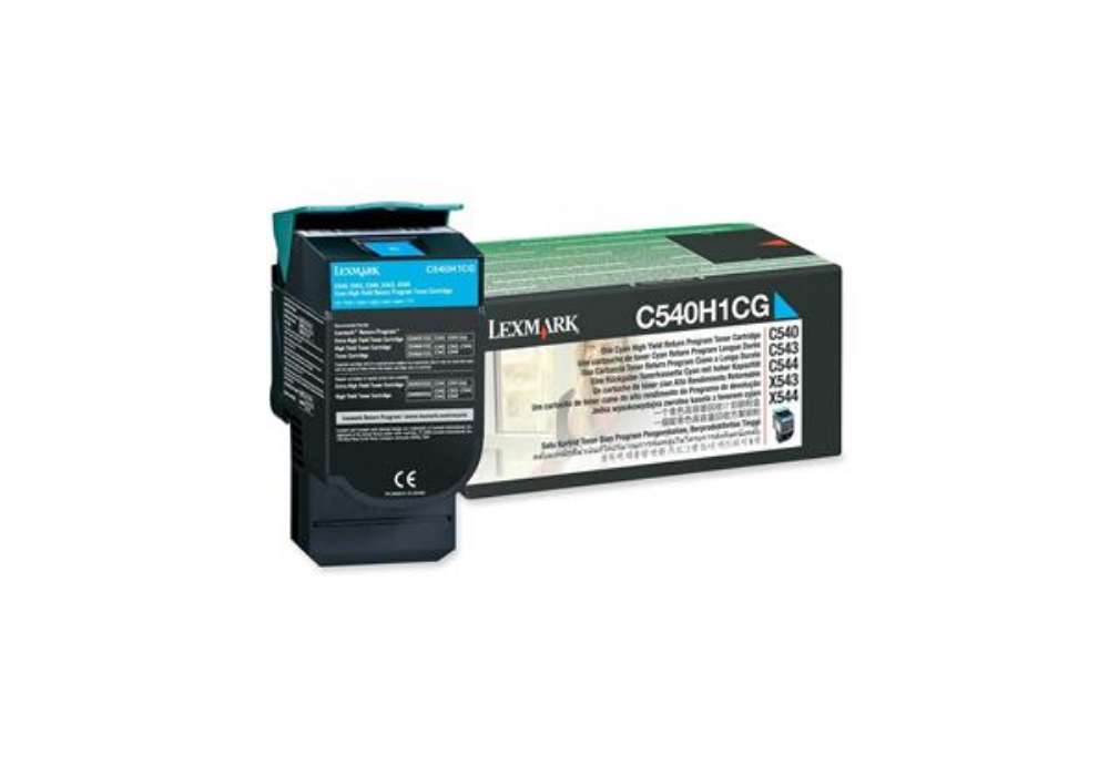Immagine di Lexmark - Toner - Ciano - C540H1CG - return program - 2.000 pag