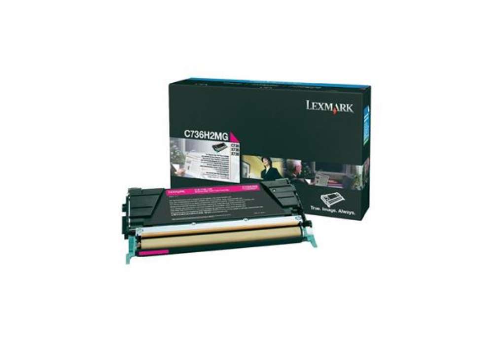 Immagine di Lexmark - Toner - Magenta - C736H2MG - non return program - 10.000 pag