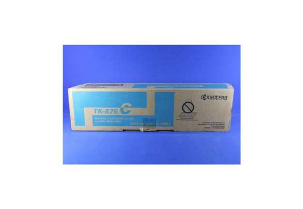 Immagine di Kyocera/Mita - Toner - Ciano -  TK-875C - 1T05JNCNL0 - 26.500 pag