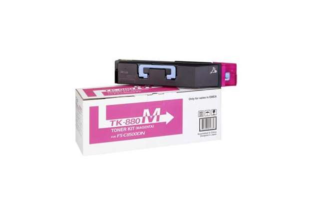 Immagine di Kyocera/Mita - Toner - Magenta - TK-880M - 1T02KABNL0 - 18.000 pag