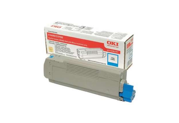 Immagine di Oki - Toner - Ciano - C5600 C5700 - 43381907 - 2.000 pag