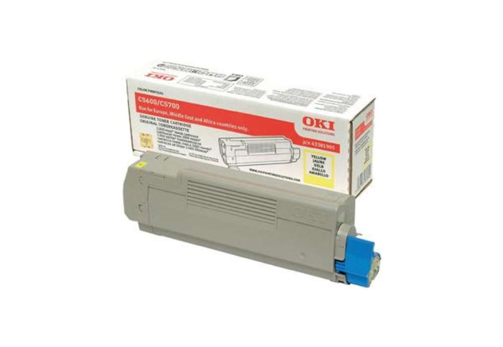 Immagine di Oki - Toner - Giallo - C5600 C5700 - 43381905 - 2.000 pag