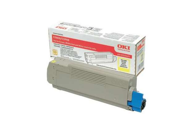 Immagine di Oki - Toner - Giallo - C5800 C5900 C5550 - 43324421 - 5.000 pag