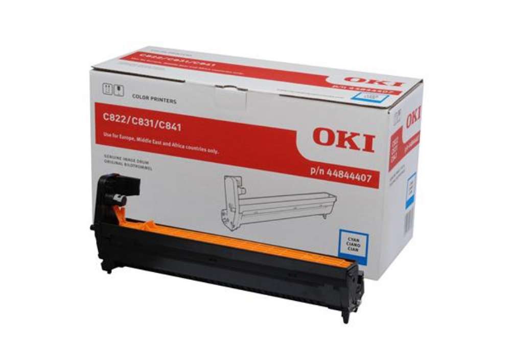 Immagine di Oki - Tamburo - Ciano - C822/831/841 - 44844407 - 30.000 pag