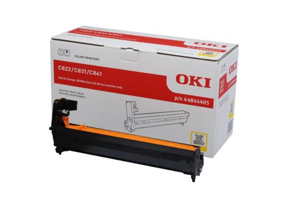 Immagine di Oki - Tamburo - Giallo - C822/831/841 - 44844405 - 30.000 pag