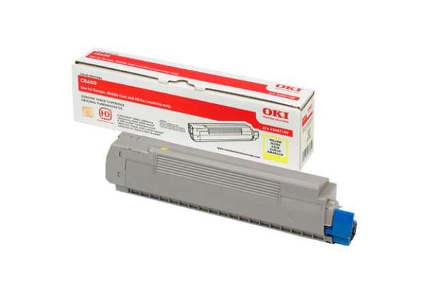 Immagine di Oki - Toner - Giallo - C8600 - 43487709 - 6.000 pag