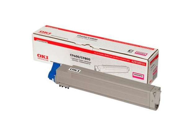 Immagine di Oki - Toner - Magenta - C9600 C9800 - 42918914 - 15.000 pag