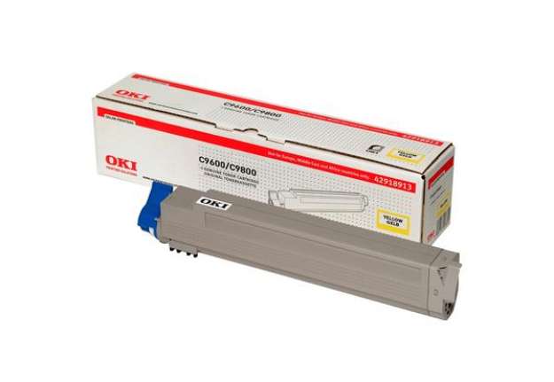 Immagine di Oki - Toner - Giallo - C9600 C9800 - 42918913 - 15.000 pag