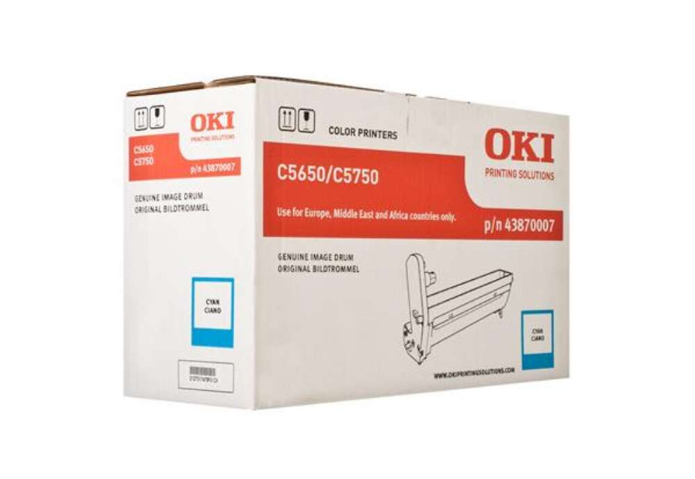 Immagine di Oki - Tamburo - Ciano - C5650/5750 - 43870007 - 20.000 pag