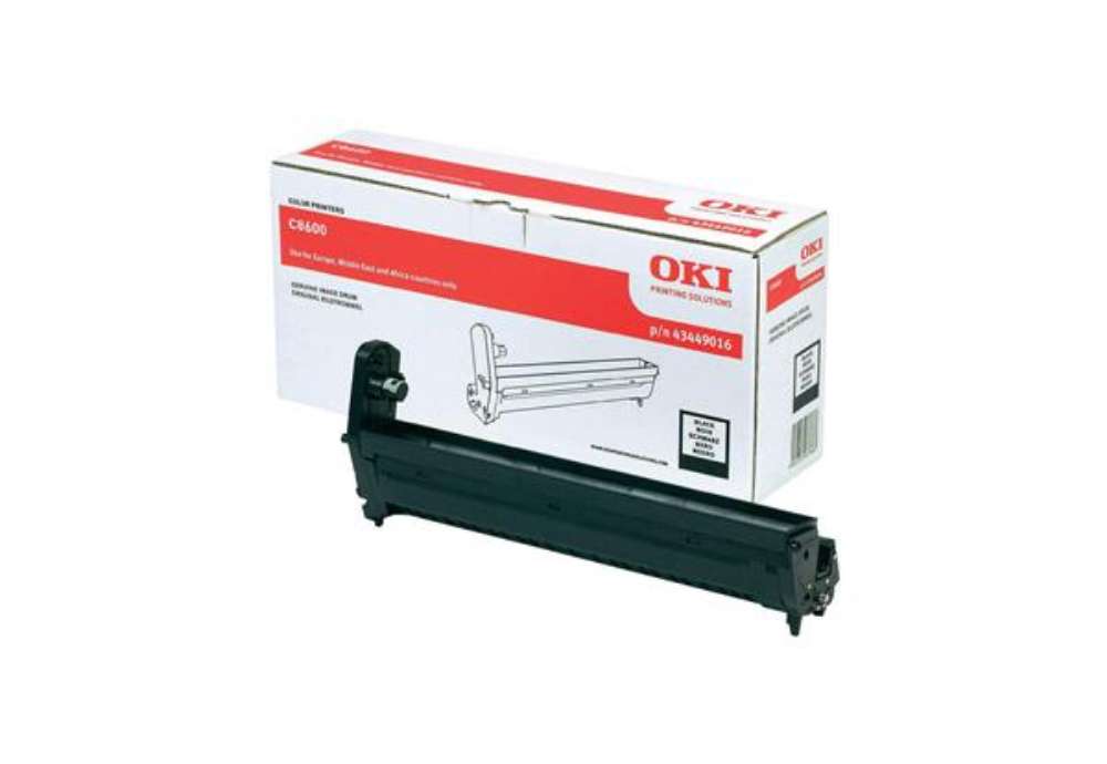 Immagine di Oki - Tamburo - Nero - C8600 - 43449016 - 20.000 pag