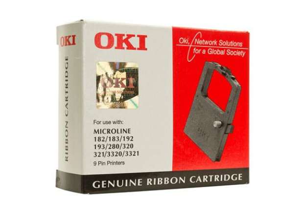 Immagine di Oki - Nastro - Nero - ml182/92/93 280 320/1 3320/1 ml183 - 09002303 - 3.000.000 caratteri